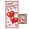 Party Central Club Pack Of 12 Red And White Happy Valentine's Day Door Cover Party Decorations