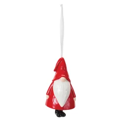Melrose Fantasy & Sci Fi>Club Pack Of 12 Red Gnome Bell Christmas Ornaments 4.5"