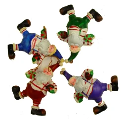 CC Christmas Decor Santa Claus>Club Pack Of 72 Santa Claus With Basketballs Christmas Ornaments 4"