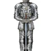 Party Central Club Pack Of 12 Silver And Gray Jumbo Medieval Jointed Armor Suit Party Decors 6'