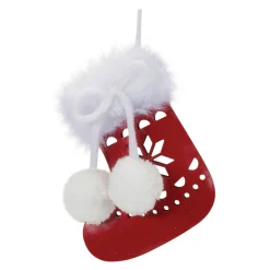 Melrose Stockings>Club Pack Of 12 Snowflake Mitten And Stocking Christmas Ornaments 4"