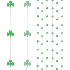 Beistle Club Pack Of 72 St. Patrick's Day Shamrock Stringers Hanging Decorations 6'