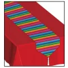 Party Central Club Pack Of 12 Striped Fiesta Party Table Runners With Tassels 6'
