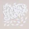 Party Central Club Pack Of 12 White Mortarboard Cap Hat Shaped Graduation Day Celebration Confetti Bags 0.5 Oz.