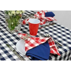 CC Home Furnishings Club Pack Of 12 White Solid Pattern Decorative Round Picnic Plate 9"