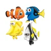 Party Central Club Pack Of 48 Yellow And Blue Under The Sea Fish Cutouts 16.75"