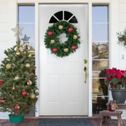 Unlit Wreaths*Northlight Colorado Spruce Artificial Christmas Wreath, 24-Inch, Unlit