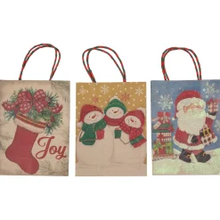 Gift Accessories*Northlight 20-Count Assorted Christmas Themed Paper Gift Bags