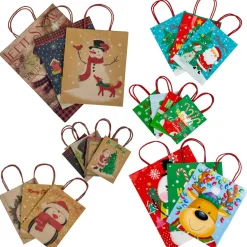Gift Accessories*Northlight 20-Count Assorted Paper Christmas Themed Gift Bags