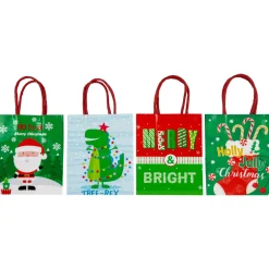 Gift Accessories*Northlight 20-Count Assorted Paper Christmas Themed Gift Bags