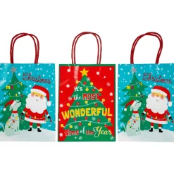 Gift Accessories*Northlight 20-Count Assorted Paper Christmas Themed Gift Bags