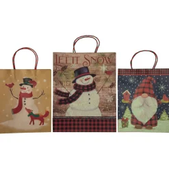 Gift Accessories*Northlight 20-Count Assorted Paper Christmas Themed Gift Bags