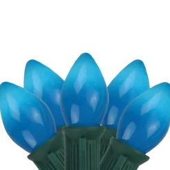 Northlight 25-Count Blue C7 Opaque Christmas Light Set, 24Ft Green Wire