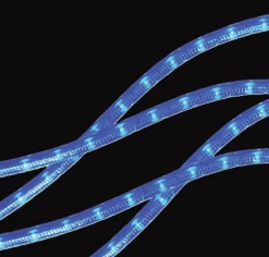 Hofert 215-Count Blue Christmas Rope Light Set, 18Ft