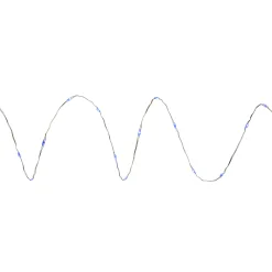 Northlight 50-Count Blue Led Micro Fairy Christmas Lights - 16Ft, Copper Wire