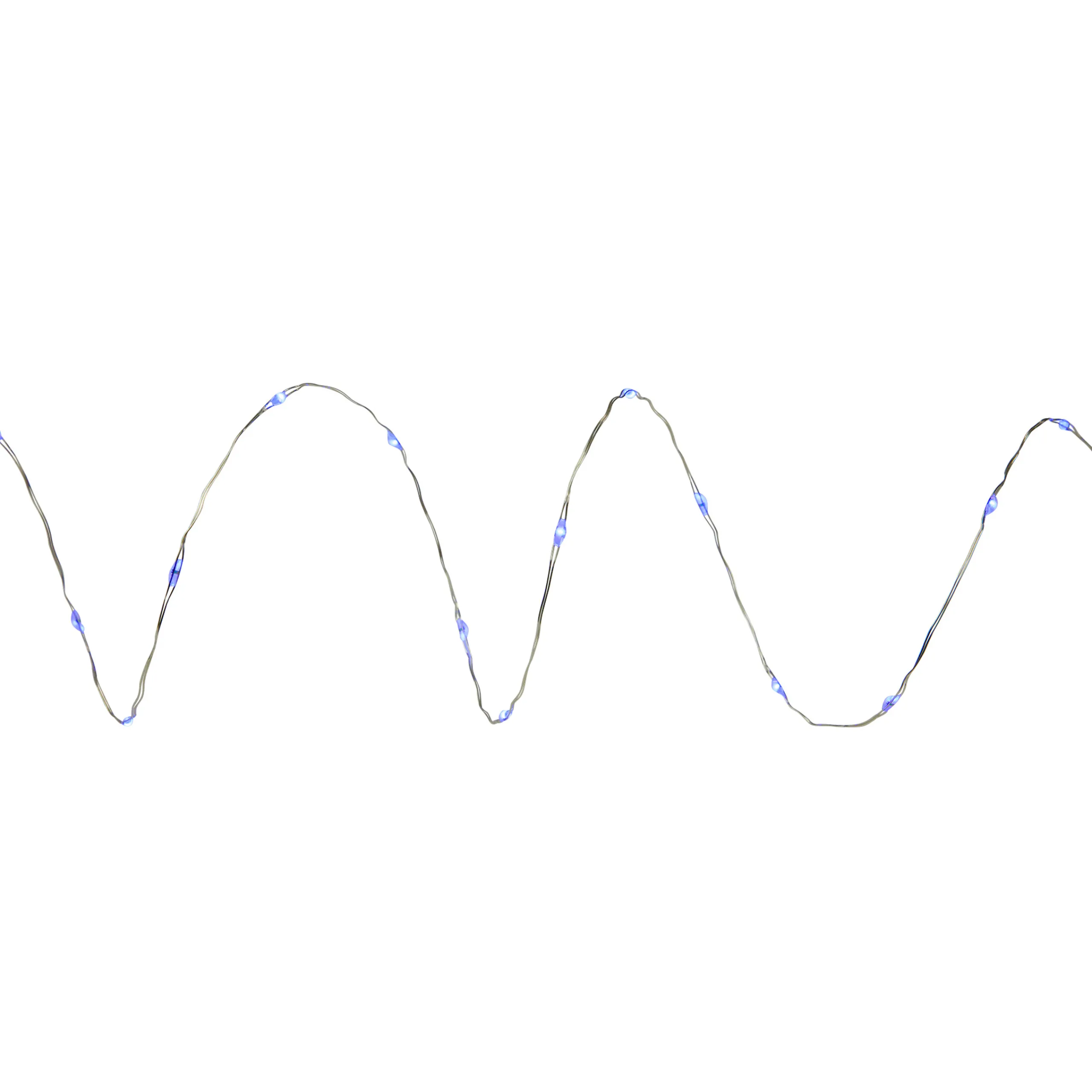 Northlight 50-Count Blue Led Micro Fairy Christmas Lights - 16Ft, Copper Wire