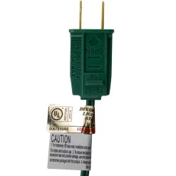 Vickerman 10-Count Clear And Green Transparent St40 Edison Style Patio Lights, 9 Ft Green Wire