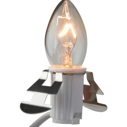 Northlight 3-Count Clear C7 Christmas Light Set, 8Ft White Wire