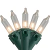 Brite Star 300-Count Clear Mini Christmas Light Set, 68Ft Green Wire