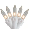 Northlight 300-Count Clear Mini Christmas Light Set, 61Ft White Wire