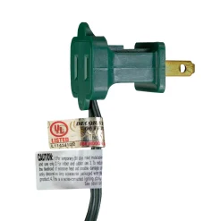 GKI/Bethlehem Lighting 100-Count Clear Perm-O-Snap Mini Christmas Light Set, 49.3Ft Green Wire