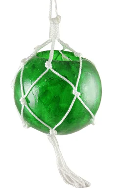 Barcana 20-Count Green Ball With Rope Outdoor Christmas Light Set, 3.75Ft White Wire