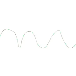 Northlight 20-Count Green Led Micro Fairy Christmas Lights - 6Ft, Copper Wire