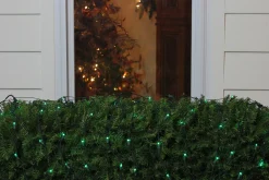 Northlight 150-Count Green Mini Incandescent Net Style Christmas Lights - 6Ft Green Wire