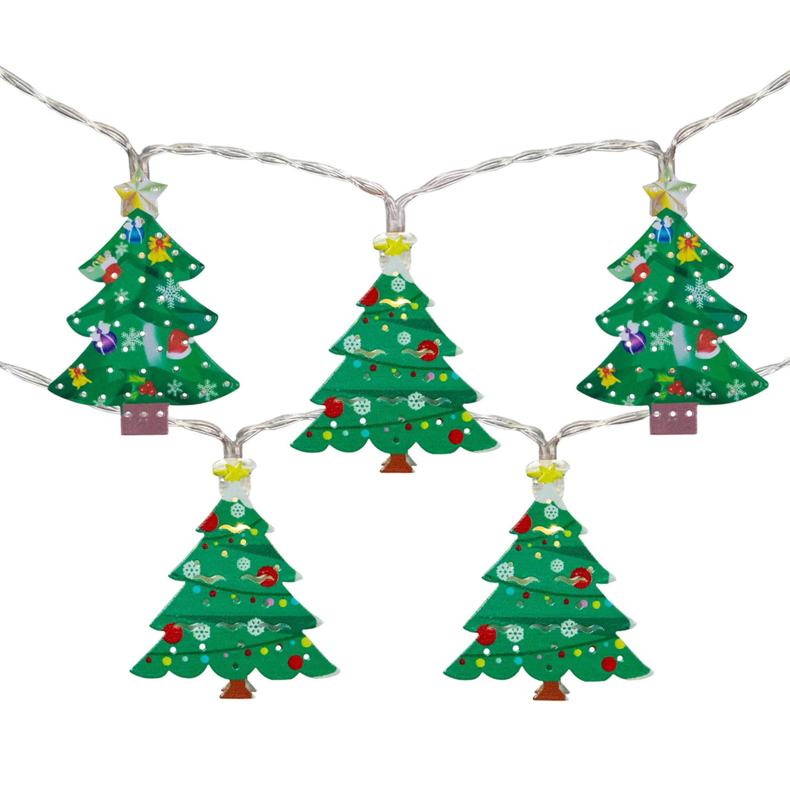 Northlight 10-Count Led 3Christmas Tree Fairy Lights, 5.5Ft, Copper Wire