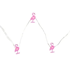 Northlight 10-Count Led Lighted Flamingo Fairy Lights - Warm White