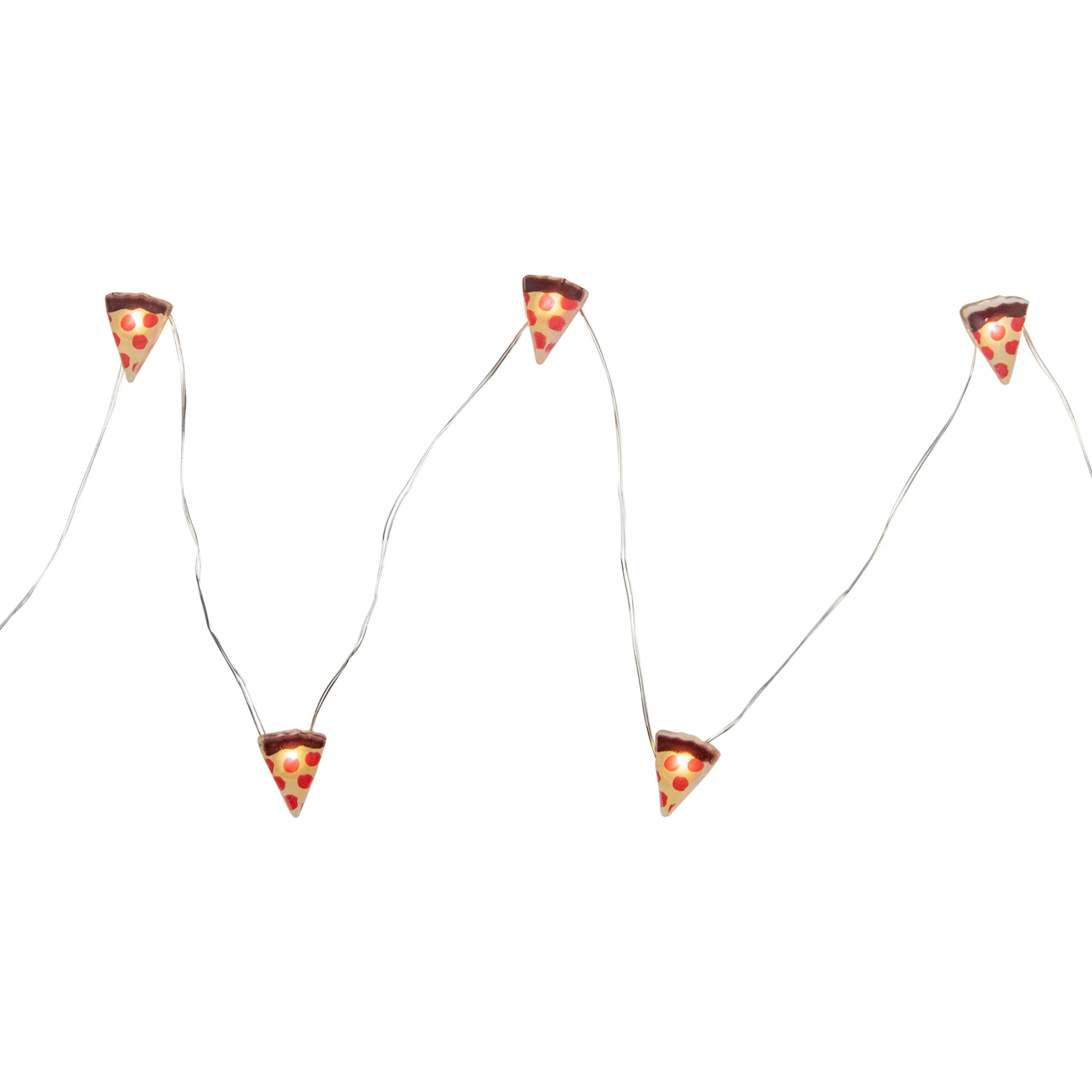 Northlight 10-Count Led Pizza Fairy Lights - Warm White