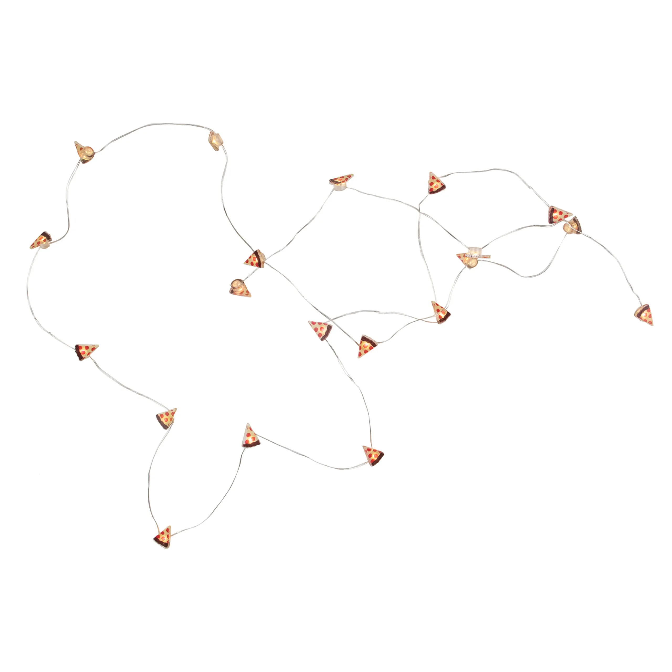 Northlight 10-Count Led Pizza Fairy Lights - Warm White