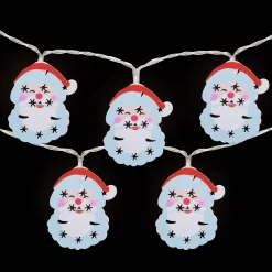 Northlight 10-Count Led Santa Claus Christmas Fairy Lights, 4Ft, Copper Wire