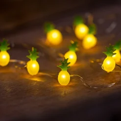 Northlight 10-Count Led Yellow And Green Pineapple Fairy Lights - Warm White