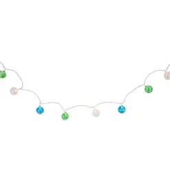 Northlight 10-Count Multicolor Globe Christmas Light Set, 6Ft White Wire