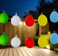 Northlight 10-Count Multi-Color Led Inflatable Balloon String Lights