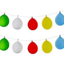 Northlight 10-Count Multi-Color Led Inflatable Balloon String Lights