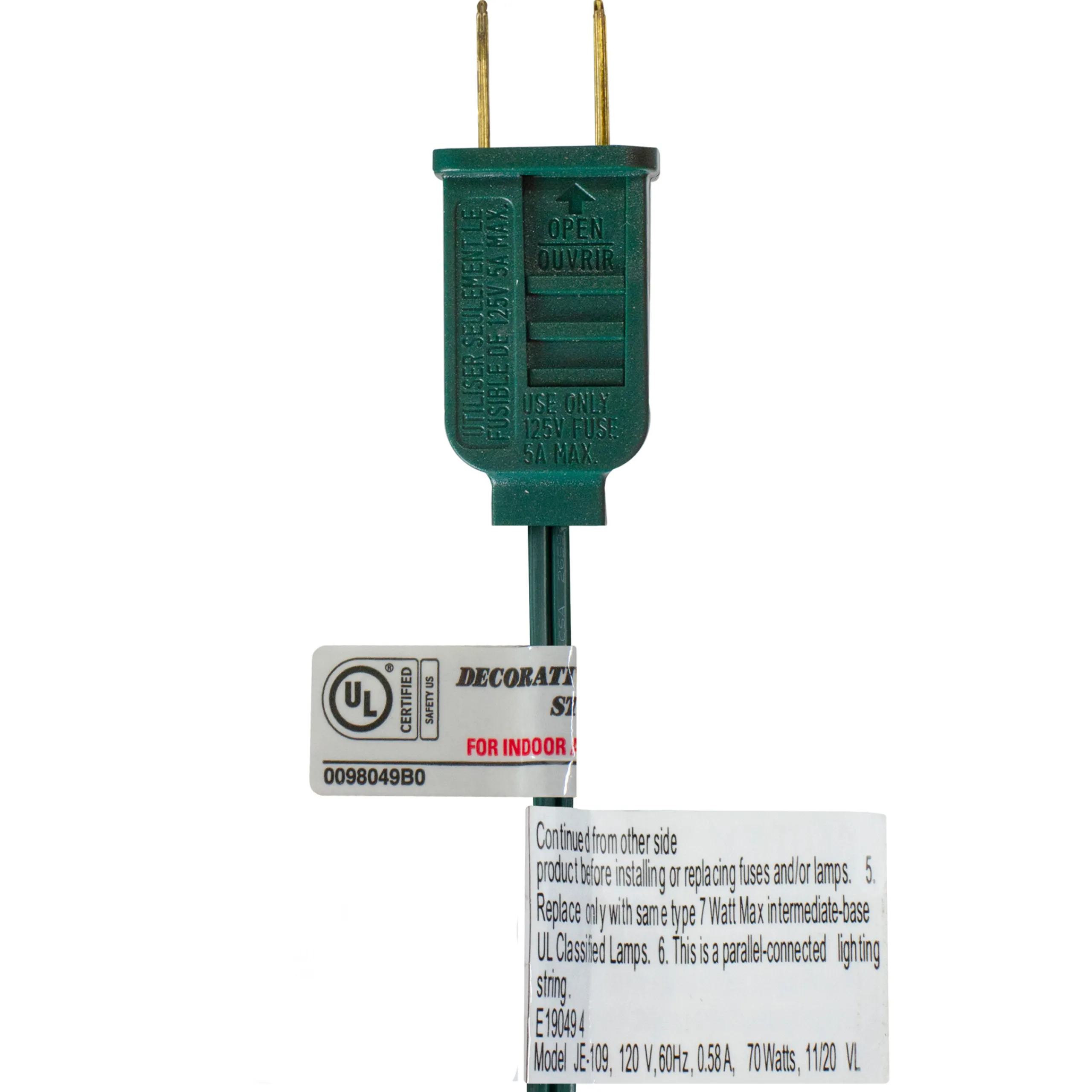 Northlight 15-Count Multi-Color Satin G50 Globe Christmas Light Set, 13.75Ft Green Wire