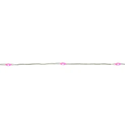Northlight 20-Count Pink Led Micro Fairy Christmas Lights - 6Ft, Copper Wire