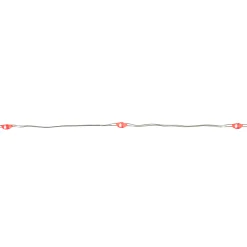 Northlight 50-Count Red Led Micro Fairy Christmas Lights - 16Ft, Copper Wire