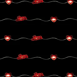 Northlight 20-Count Red Valentine's Day Love And Heart Led Fairy Lights, 6.25Ft, Copper Wire