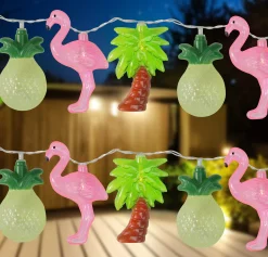 Northlight 10-Count Tropical Summer Led String Lights - 4.5Ft Clear Wire