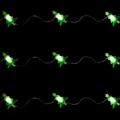 Northlight 20-Count Warm White Led Christmas Tree Fairy Lights - 6Ft, Silver Copper Wire