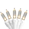 Northlight 50-Count Warm White Led Mini Christmas Lights, 16.25Ft White Wire