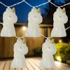 Northlight 10-Count White Unicorn Led String Lights - 4.5 Ft Clear Wire