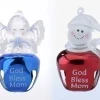 Roman Bells & Jingle Buddies>24Ct Blue, Red, And White Jingle Buddies Christmas Ornaments, 2.5"