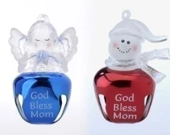 Roman Bells & Jingle Buddies>24Ct Blue, Red, And White Jingle Buddies Christmas Ornaments, 2.5"