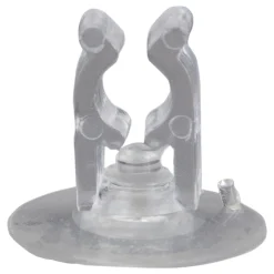 Northlight Ornament Storage>20Ct Clear Holiday Decoration And Gift Collections Christmas Suction Cup Clips - .75"