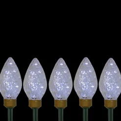 Outdoor Decorations*Northlight 5Ct Led Lighted C9 Christmas Pathway Marker Lawn Stakes - Clear Lights