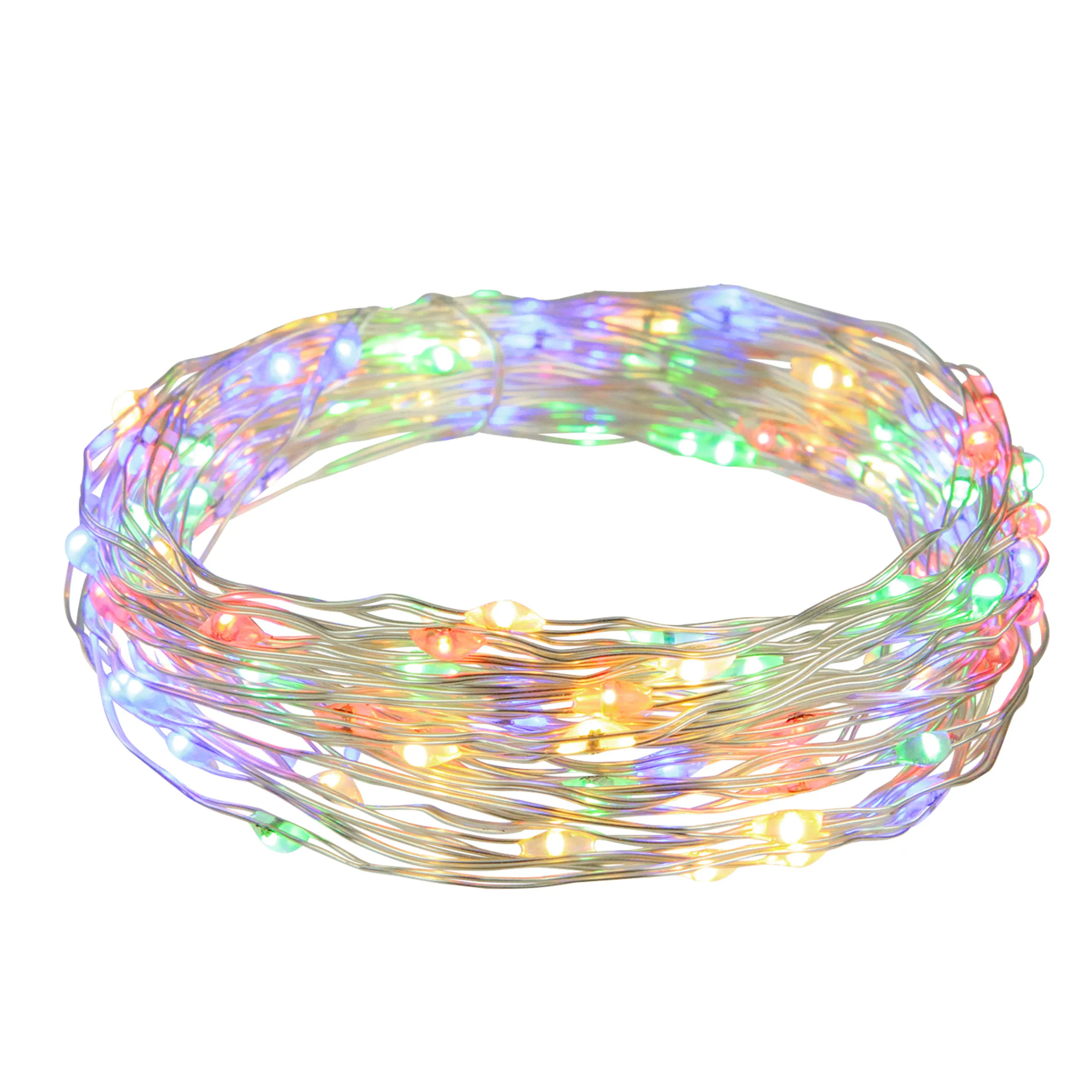 Northlight 100Ct Multi-Color Led Micro Fairy Lights, 16Ft Copper Wire